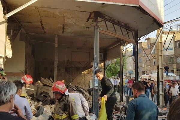 انفجار در ساختمان 3 طبقه در نسیم شهر انفجار در ساختمان 3 طبقه در نسیم شهر