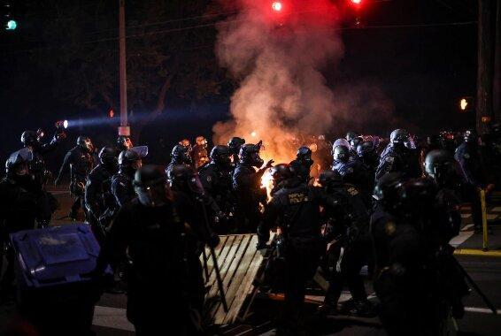 حدود 60 معترض در پورتلند دستگیر شدند