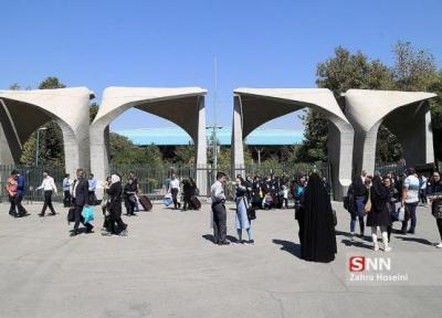 نتایج اولیه پذیرفته شدگان بدون آزمون دکتری دانشگاه تهران اعلام شد