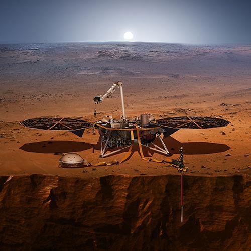 طراحی سایت: ثبت نخستین مریخ لرزه ها به وسیله کاوشگر اینسایت ناسا