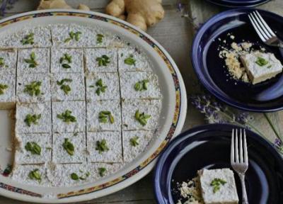 طرز تهیه حلوای زنجبیلی، خوشرنگ و خوشمزه